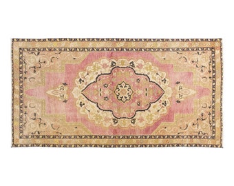 Oushak Rug, Floor Rug, Area Rug, Turkish Rug, Vintage Rug, 4'6 x 8'11 ft, Antique Rug, Oriental Rug, Handmade Rug, Decorative Rug, Old Rug