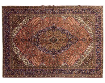 Area Rug, "Turkish Rug, Vintage Rug, 6.9 x 10 feet, Oushak Rug, Antique Rug, Oriental Rug, Handmade Rug, Decorative Rug, Large Rug, Old Rug