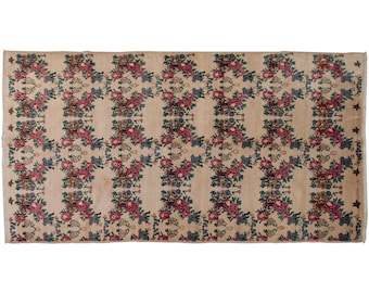 FREE SHIPPING! Vintage" Rug,Turkish Rug,Decorative Rug,Oushak Rug,Rug,Chic Rug,5'2" x 9'4" feet 157 x 284 cmWonderful Turkish Rugs on Sale!
