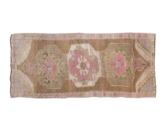 4'11 X 12'5 Floor Turkish Runner,Oushak Rug Runner,Antique Runner Rug,Oushak Rug Runner,Handmade Rug,Floor rug runner,Home Decor Rug Runner