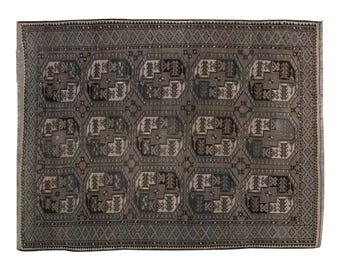 Vintage Rug, Area Rug, Turkish Rug, 6.7 x 8.10 feet, Oushak Rug, Antique Rug, Oriental Rug, Handmade Rug, Decorative Rug, Large Rug, Old Rug