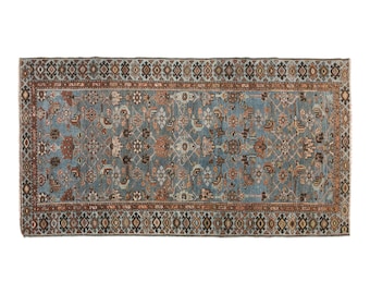 3x6 rug, 3.2 x 5.9 rug, Oushak Rug", Area Rug, Turkish Rug, Vintage Rug, 3.2 x 5.9 feet, Antique Rug, Oriental Rug, Handmade Rug