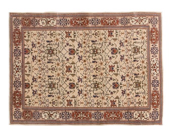 Area Rug, "Turkish Rug, Vintage Rug, 6.4 x 9.5 feet, Oushak Rug, Antique Rug, Oriental Rug, Handmade Rug, Decorative Rug, Large Rug, Old Rug