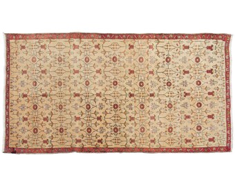 Turkish Rug, Area" Rug, Vintage Rug, 4.11 x 9.5 feet, Anatolian Rug, Antique Rug, Oriental Rug, Handmade Rug, Decorative Rug, Muted Rug