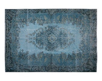 Vintage Rug, Area Rug, Turkish Rug, 4 x 6.11 feet, Oushak Rug, Antique Rug, Oriental Rug, Handmade Rug, Decorative Rug,Muted Rug,Old Rug