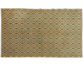 Turkish Rug", Vintage Rug, Area Rug,  4.10 x 8.2 feet, Oushak Rug, Antique Rug, Oriental Rug, Handmade Rug, Decorative Rug,Muted Rug,Old Rug