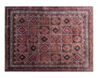 Vintage Turkish Oushak Rug – 60+ Years Old – 305 x 370 cm / 10.0 x 12.1 ft – Antique Oriental Carpet – One of a Kind Statement Piece