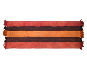 Vintage Turkish Cihanbeyli Curtain Kilim, 4.9x14.6 ft, 150x445 cm, Handmade Wool Kilim
