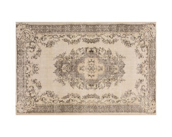6x9 rug, 5'9x8'5 rug, Turkish Rug, Vintage Rug, Area Rug, 2'9 x 8'5 feet, Oushak Rug, Antique Rug, Oversized Rug, Large Rug, Old Rug