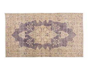 Vintage Rug", Area Rug, Turkish Rug, 3.9 x 6.6 feet, Oushak Rug, Antique Rug, Oriental Rug, Handmade Rug, Decorative Rug,Large Rug,Old Rug