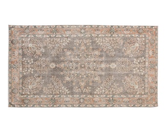 Vintage Rug, Area Rug, Turkish Rug, 3.11 x 6.11 feet, Oushak Rug, Antique Rug, Oriental Rug, Handmade Rug, Decorative Rug, Large Rug,Old Rug