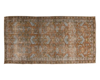 Small Rug, 2'11 x 6 feet / 90 x 182 cm,Vintage Rug, Turkish Rug,Vintage oushak rug, turkish small rug, wool rug, 2x4 rug