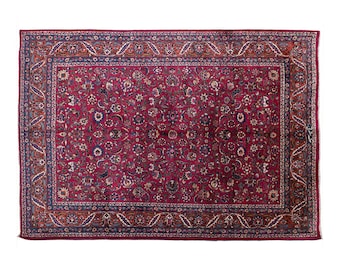 Turkish Rug, Vintage Rug, Area Rug, 8.3 x 11.4 feet, Oushak Rug, Antique Rug, Oriental Rug, Handmade Rug, Decorative Rug,Large Rug,Old Rug