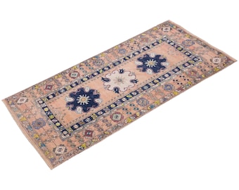 4'6 X 8'4 feet distressed rug runner,Oushak runner rug,oushak runner vintage,hallway long narrow runner,home decor rug Runner,Turkish Runner