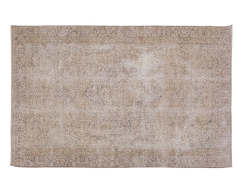 Large Rug, Area Rug, Turkish Rug, Vintage Rug, 7'10 x 11'4 ft, Antique Rug, Oriental Rug, Handmade Rug, Decorative Rug, Oushak Rug, Old Rug