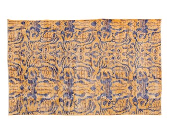 Turkish Rug, Vintage Rug, Area Rug, 3.3 x 5.10 feet, Oushak Rug, Antique Rug, Oriental Rug, Handmade Rug, Decorative Rug, Muted Rug, Old Rug