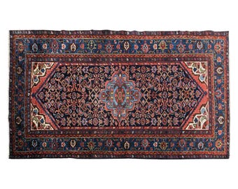 Turkish Rug, Vintage Rug, Oushak Rug, Area Rug, 3.10 x 6.8 feet, Antique Rug, Oriental Rug, Handmade Rug, Decorative Rug, Muted Rug,Old Rug