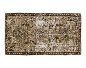 2x4 rug, 1.10 x 3.9 rug, Area Rug, Turkish Rug, Vintage Rug, 1.10 x 3.9 feet, Oushak Rug, Antique Rug, Oriental Rug, Handmade Rug, Old Rug