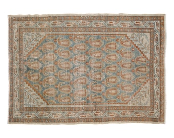 Turkish Rug", Vintage Rug, Area Ru 4'2 x 6'5 feet, Oushak Rug, Antique Rug, Oriental Rug, Handmade Rug, Decorative Rug, Muted Rug, Old Rug