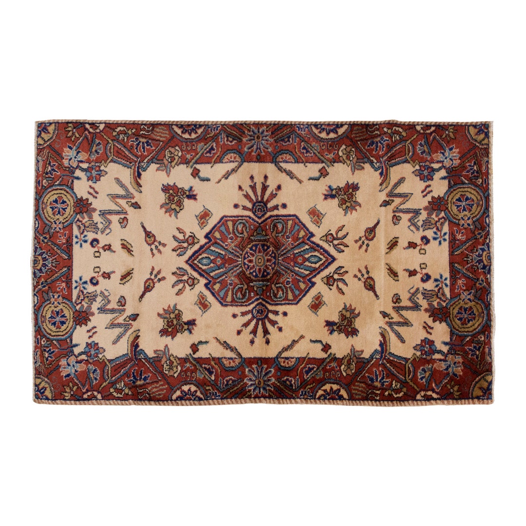 Vintage Rug, Area Rug, Turkish Rug, 4.1 X 7.2 Feet, Oushak Rug