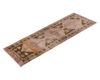 3'5 X 11'5 Floor Turkish Runner,Oushak Rug Runner,Vintage Runner Rug,Oushak Rug Runner,Handmade Rug,Floor rug runner,Home Decor Rug Runner