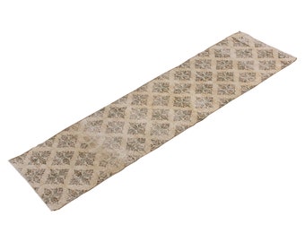 2'5 X 10'1 ft Vintage Rug Runner,Floor Oushak Rug,Hallway Turkish Rug Runner,Oushak Rugs,long runner, narrow long runner,Oushak Long Runner