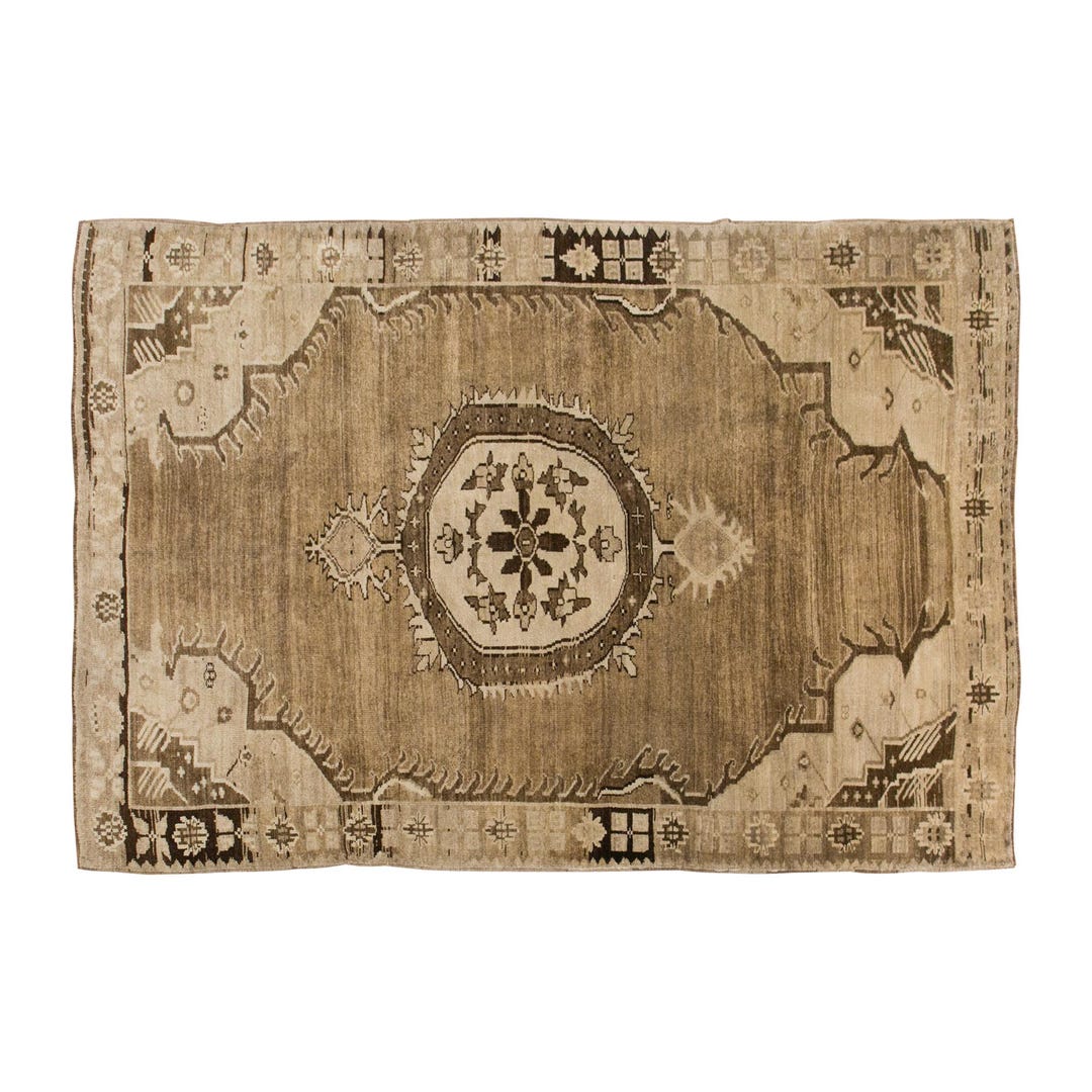 Area Rug, Turkish Rug, Vintage Rug, 7 X 11 Feet, Oushak Rug