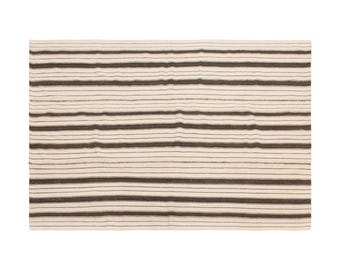 184 x 252 cm , Striped Design Turkish Kilim Rug, Minimalist Kilim Rug, Stripe Kilim Rug, Striped Turkish Rug, Striped Kilim Rug 6 x 8'3 feet