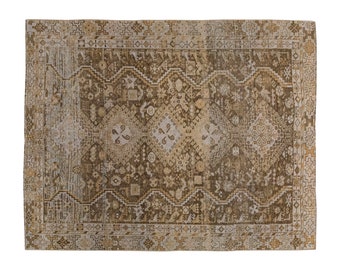 Turkish Rug", Vintage Rug, Area Rug, 4.8 x 6.1 feet, Oushak Rug, Antique Rug, Oriental Rug, Handmade Rug, Decorative Rug, Muted Rug, Old Rug