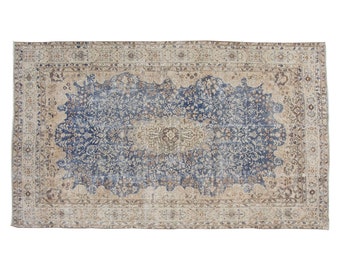 Area Rug, "Turkish Rug, Vintage Rug, 6.4 x 10.1 feet, Oushak Rug, Antique Rug, Oriental Rug, Handmade Rug, Decorative Rug, Large Rug,Old Rug