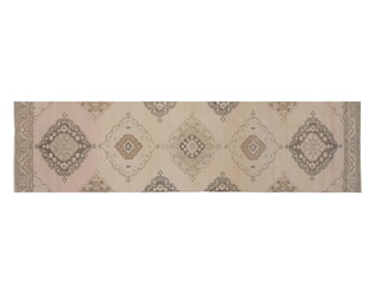 2'8 X 13'1 Turkish Runner Rug – Vintage Oushak Rug – Handmade Wool Runner – Hallway Rug – Home Decor