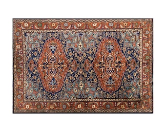 Vintage Rug, Area Rug, Turkish Rug, 6'4 x 10 feet, Oushak Rug, Antique Rug, Oriental Rug, Handmade Rug, Decorative Rug, Large Rug, Old Rug