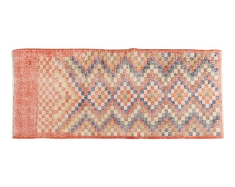 Turkish Rug", Vintage Rug, Area Rug, 3.1 x 8.1 feet, Oushak Rug, Antique Rug, Oriental Rug, Handmade Rug, Decorative Rug, Muted Rug,Old Rug
