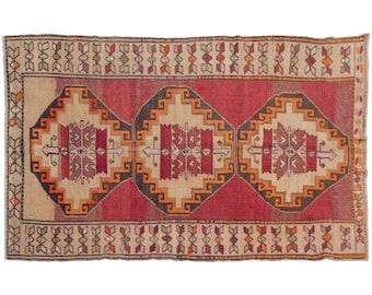 Vintage Rug", Area Rug, Turkish Rug,  6.1 x 10 feet, Oushak Rug, Antique Rug, Oriental Rug, Handmade Rug, Decorative Rug, Large Rug, Old Rug