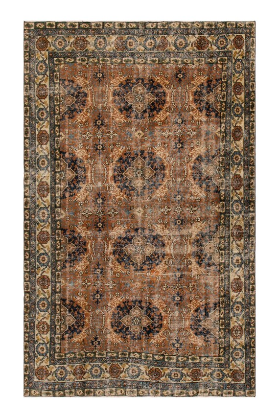 6x9 Rug, 6 X 9'3 Rug, Turkish Rug, Vintage Rug, Area Rug, 6 X 9'3