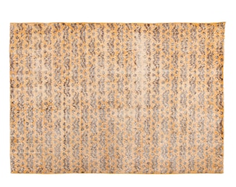 Turkish Rug, Vintage Rug, Area Rug, 3.8 x 6.2 feet, Oushak Rug, Antique Rug, Oriental Rug, Handmade Rug, Decorative Rug, Muted Rug, Old Rug