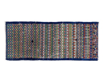 Oushak Rug, 1.11 x 4.11 ft, Antique Rug, Oriental Rug, Handmade Rug, Decorative Rug, Muted Rug, Old Rug, Area Rug, Turkish Rug, Vintage Rug