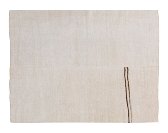 Minimalist" Modern Kilim Rug, Elegant Kilim Rug, 170 x 235 cm ,Striped Design Turkish Kilim Rug, Pale colors Striped Kilim 5'7x7'9 feet