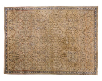 4x6 rug, 3.7 x 5.11 rug, Area Rug, Turkish Rug, Vintage Rug, 3.7 x 5.11 feet, Oushak Rug, Antique Rug, Oriental Rug, Handmade Rug, Old Rug