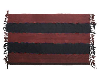Vintage Turkish Kilim Rug, 6.6 x 11 ft, 200 x 350 cm, Handwoven Wool Kilim Rug