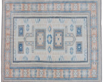 Large Rug", Area Rug, Turkish Rug, Vintage Rug, 6'8 x 7'1 feet,  Antique Rug, Oriental Rug, Handmade Rug, Decorative Rug, Oushak Rug,Old Rug
