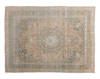 8x11 rug, 8.3 x 10.6 rug, Turkish Rug, Vintage Rug, Area Rug, 8.3 x 10.6 feet, Oushak Rug, Antique Rug, Oversized Rug, Large Rug, Old Rug