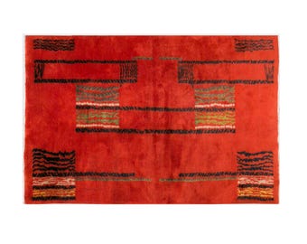 Large Rug, Area Rug, Turkish Rug, Vintage Rug, 3.8 x 6.8 feet, Antique Rug, Oriental Rug, Handmade Rug, Decorative Rug,Oushak Rug,Old Rug