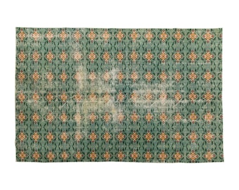 Large Rug, 5x8 rug, 5 x 8.4 rug, Area Rug, Turkish Rug, Vintage Rug, 5 x 8.4 feet, Antique Rug, Oversized Rug, Oushak Rug, Old Rug
