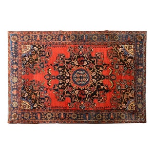 4x7 rug, 4.3 x 6.7 rug, Area Rug, Turkish Rug, Vintage Rug, 4.3 x 6.7 feet, Oushak Rug, Antique Rug, Oriental Rug, Handmade Rug, Old Rug