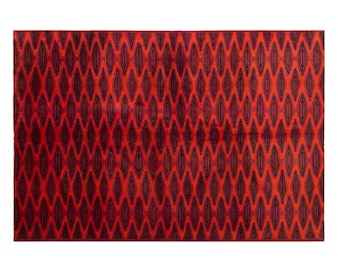 60+ Yrs Old Vintage Turkish Oushak Rug - Antique Area Rug - 205x305 cm / 6.9x10 ft