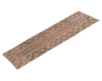 1'8 X 7'5 feet rug runner,Oushak runner rug,oushak runner vintage,hallway long narrow runner,floor home decor rug Runner,Turkish Runner
