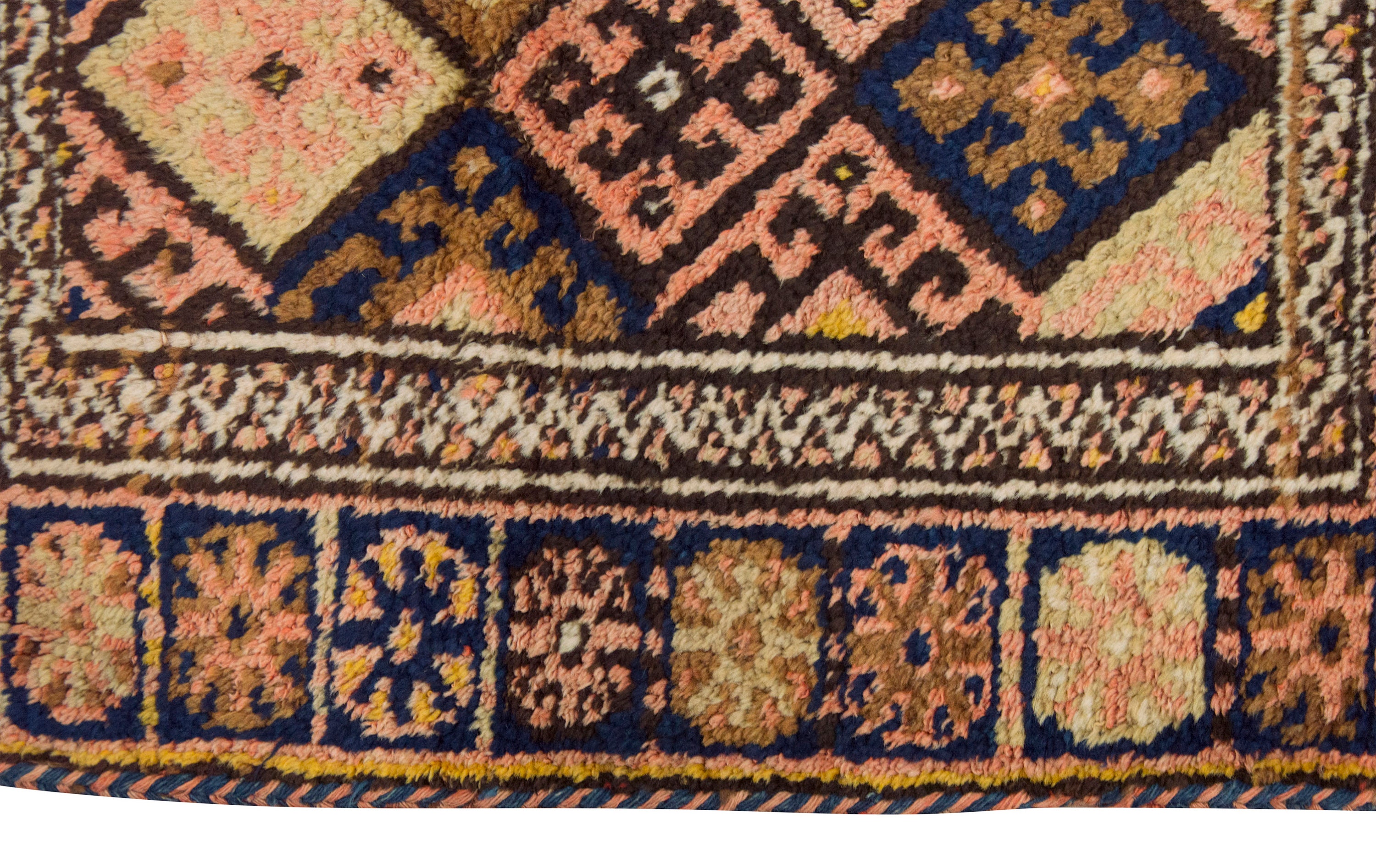3x3 bagface Alfombra pequeña oushak, alfombra de área, alfombra de