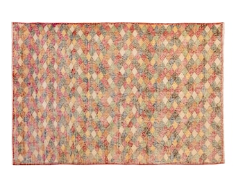 Vintage Rug", Area Rug, Turkish Rug, 4.5 x 7.1 feet, Oushak Rug, Antique Rug, Oriental Rug, Handmade Rug, Decorative Rug, Muted Rug, Old Rug