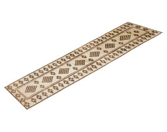 Runner Rug", Turkish Rug, Antique Rug,2.8 x 11.4 feet, Oushak Rug, Vintage Rug, Oriental Rug, Handmade Rug, Hallway Rug", Kitchen Rug